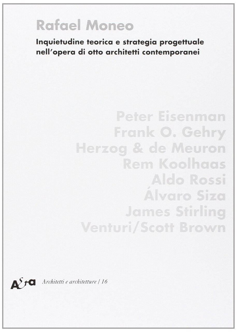 Inquietudine teorica e strategia progettuale nell'opera di otto architetti
