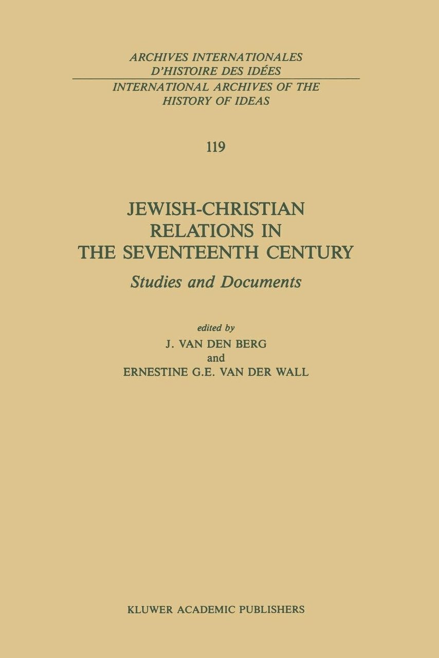 Jewish-Christian Relations in the Seventeenth Century - Berg - Springer, …