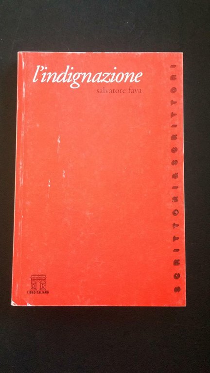 L?indignazione - Salvatore Fava, 1995, Libroitaliano - P