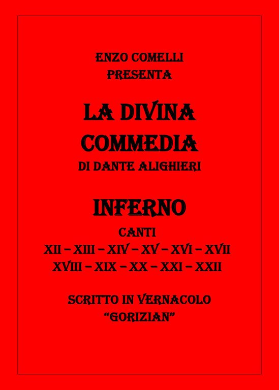 La Divina Commedia II di Enzo Comelli, 2021, Youcanprint