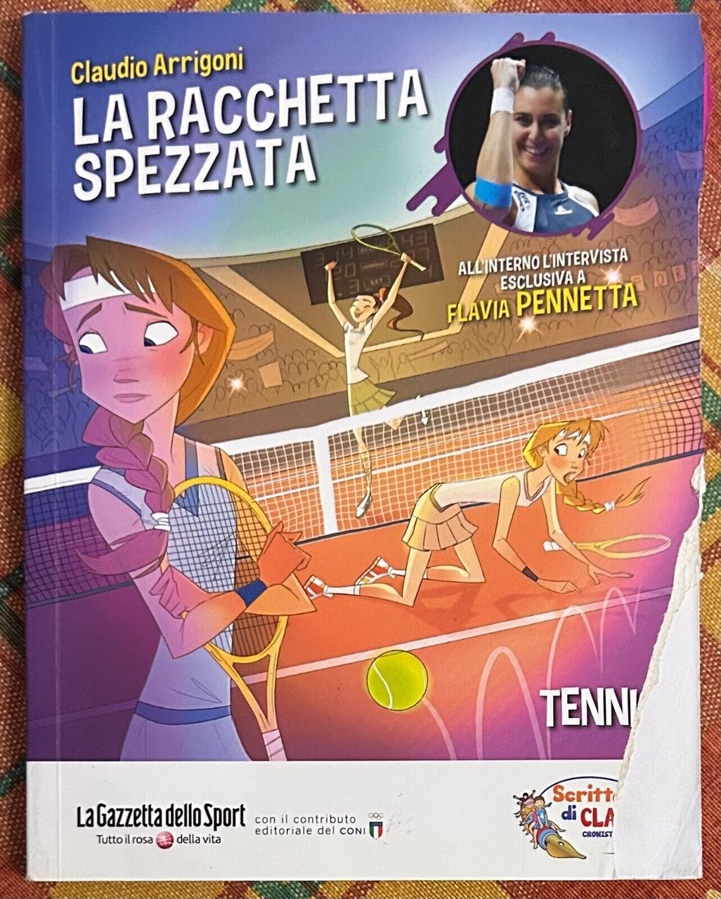 La racchetta spezzata di Claudio Arrigoni, 2018, La Gazzetta Dello … | Immagine principale