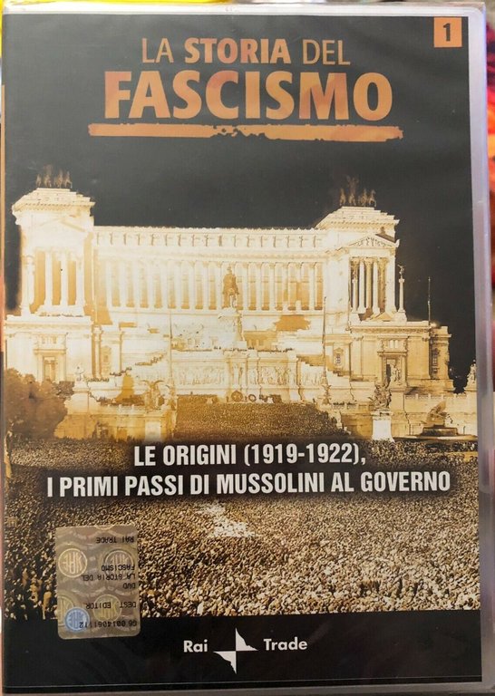 La storia del Fascismo n. 1 DVD di Rai Trade, 2022, La Sicilia