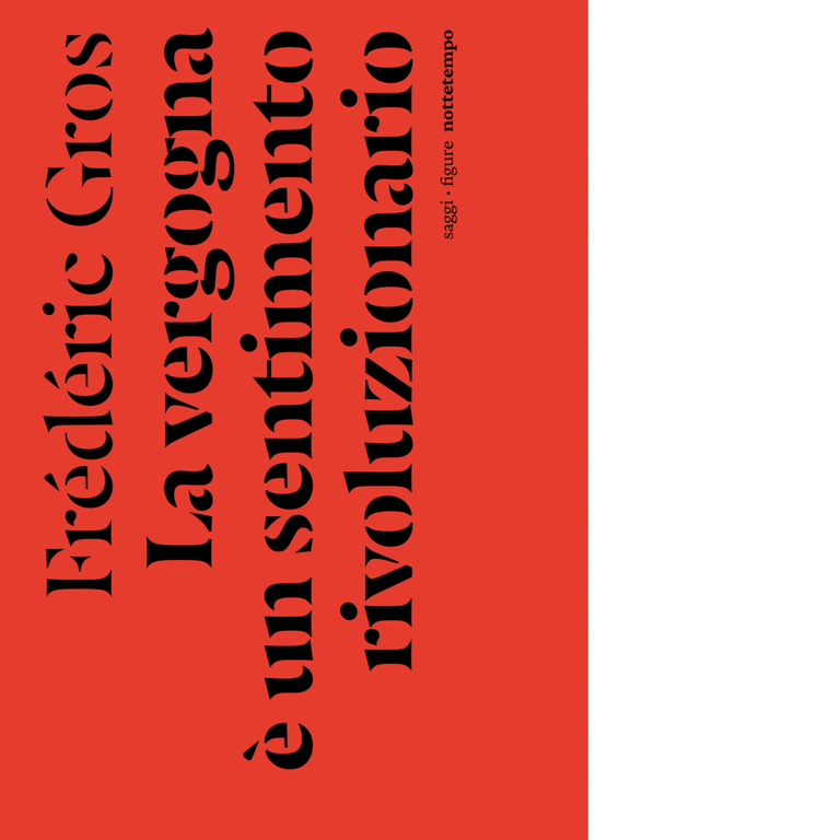 La vergogna è un sentimento rivoluzionario di Frédéric Gros - Nottetempo, 2023