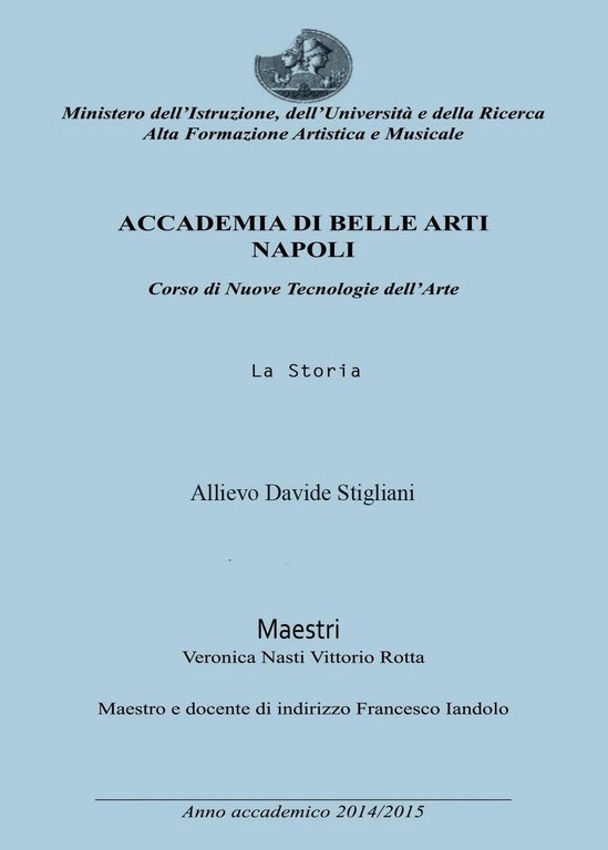 Libro dei ricordi di Davide Stigliani, 2016, Youcanprint