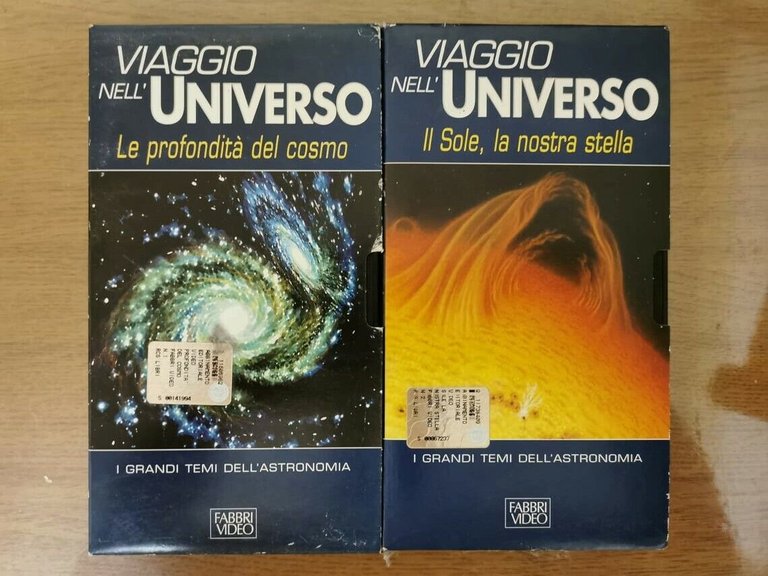 Lotto 2 VHS Viaggio nell'universo - AA. VV. - RCS …