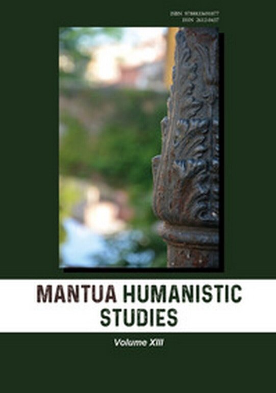 Mantua humanistic studies Vol.13 di G. Pasta, 2019, Universitas Studiorum