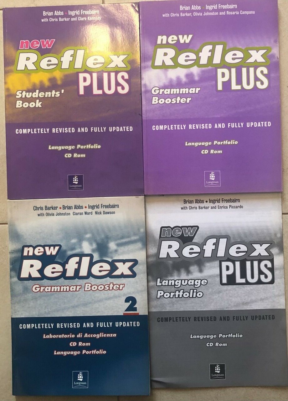 New reflex plus Students? book+Grammar Booster 1-2+Language Portfolio di Brian … | Immagine principale