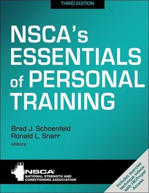 NSCA's Essentials of Personal Training - Ph.D. Schoenfeld, Brad J.- …