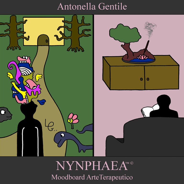 Nynphaea. Moodboard arteterapeutico di Antonella Gentile, 2020, Youcanprint