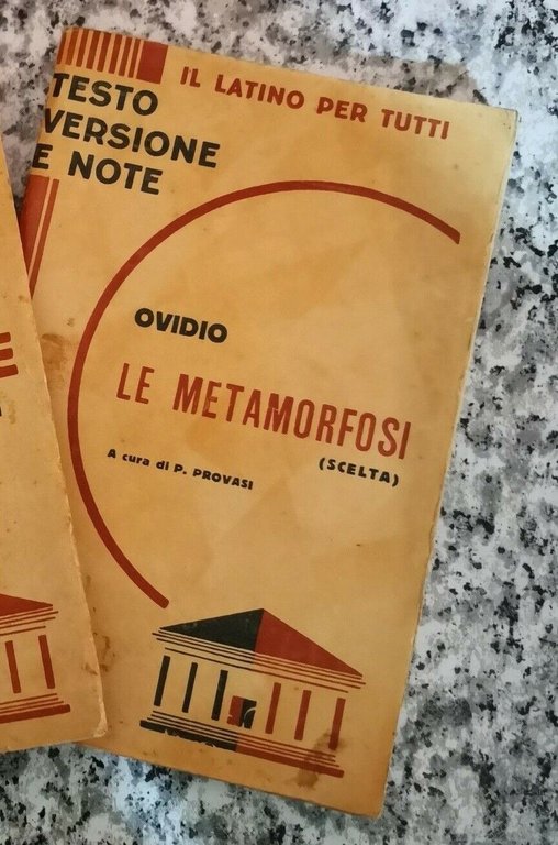 Ovidio le metamorfosi di G. Schiavello P. Provasi, -F