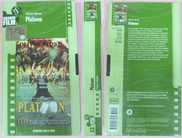 Platoon - vhs - 2002 -corriere della sera -F