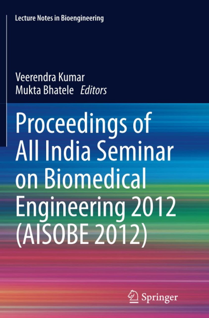 Proceedings of All India Seminar on Biomedical Engineering 2012 (AISOBE …