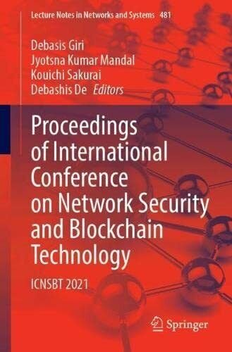 Proceedings of International Conference on Network Security and Blockchain