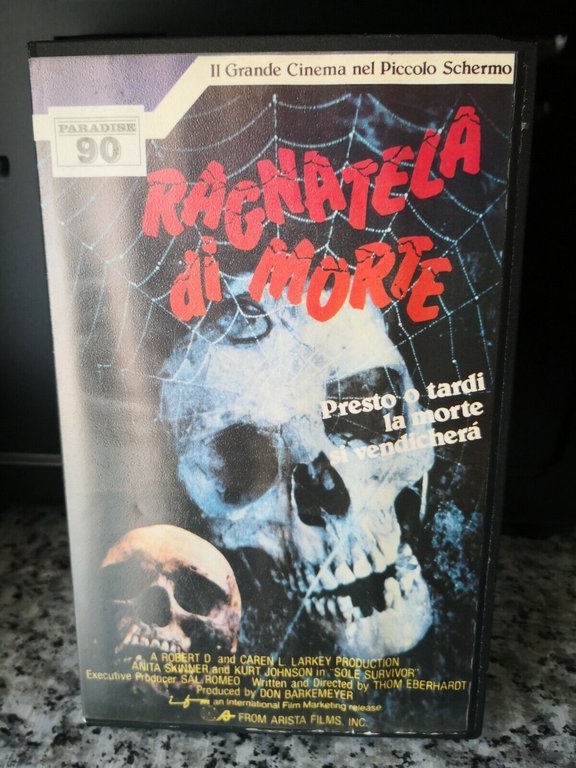 Ragnatela di morte - Vhs -1987 - Paradise 90 -F