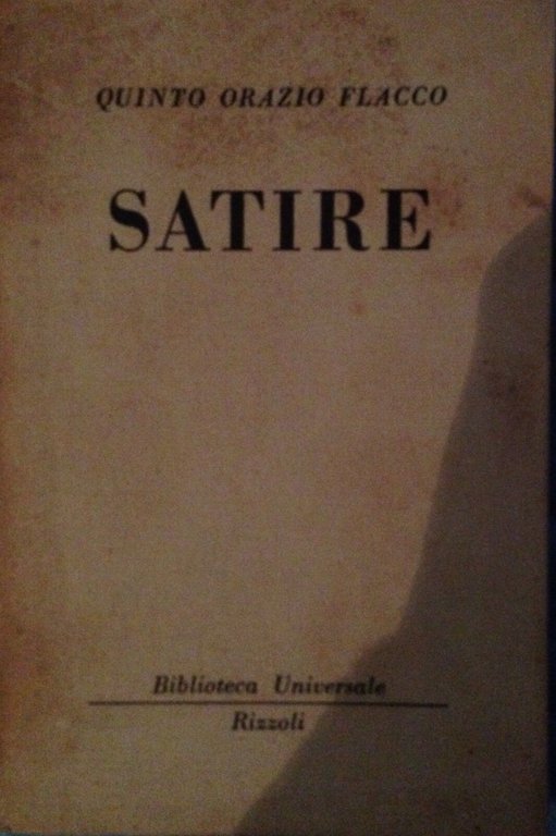 Satire - Orazio - Rizzoli - 1953 - MP | Immagine Gallery 2