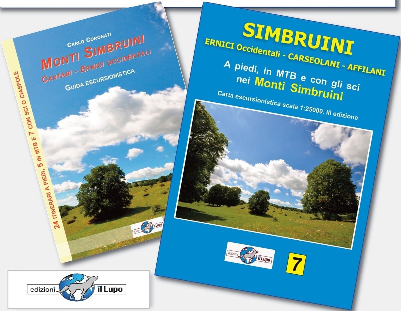 Simbruini, Ernici occidentali, Carseolani, Affilani. Carta escursionistica 1:25.