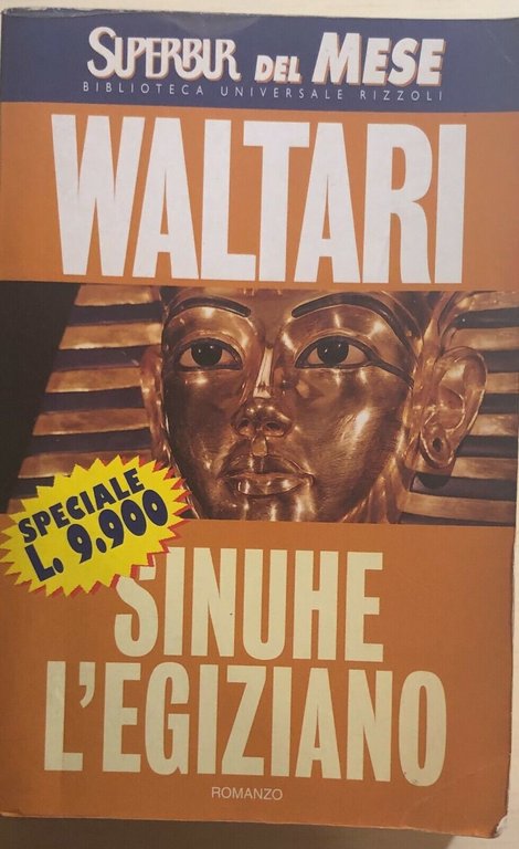 Sinuhe l?egiziano di Mika Waltari, 1997, Rizzoli