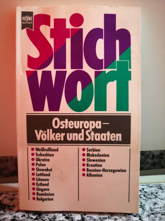 Stich Wort , Osteuropa-Volker und staaten di A.a.v.v, 1994, Wilhelm … | Immagine Gallery 2