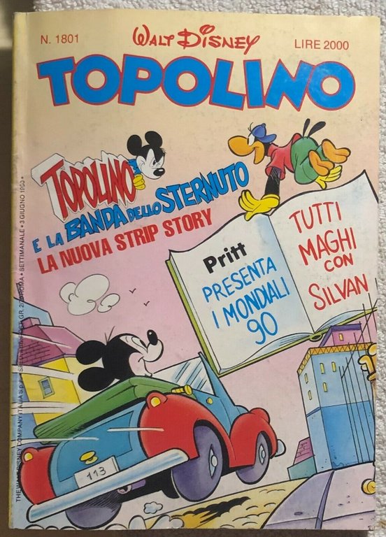 Topolino 1801 di Aa.vv., 1990, Walt Disney