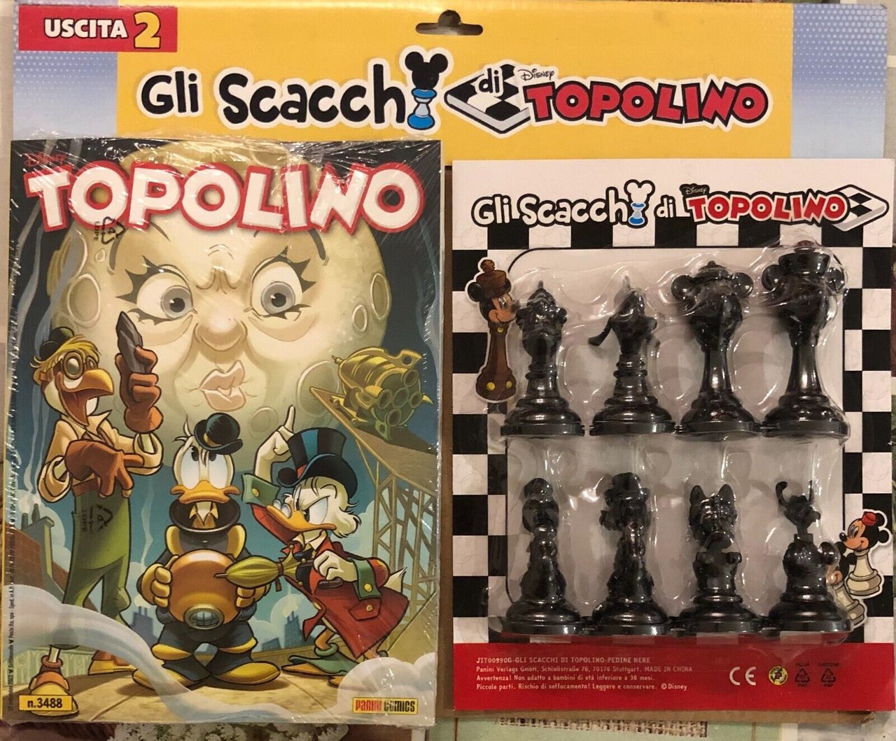 Topolino 3488+Scacchi 2a uscita di Walt Disney, 2022, Panini Comics | Immagine principale