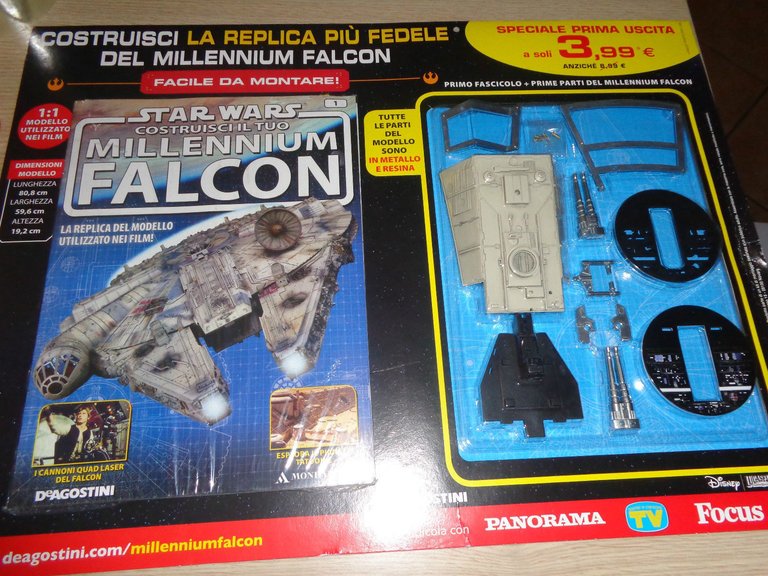 USCITA N°1 STAR WARS COSTRUISCI IL TUO MILLENNIUM FALCON FASCICOLO …
