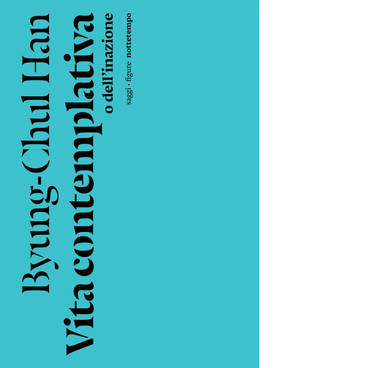 Vita contemplativa o dell'inazione di Byung-Chul Han - Nottetempo, 2023