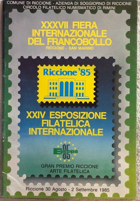 XXXVII fiera internazionale del francobollo di Aa.vv., 1985, Comune Di …