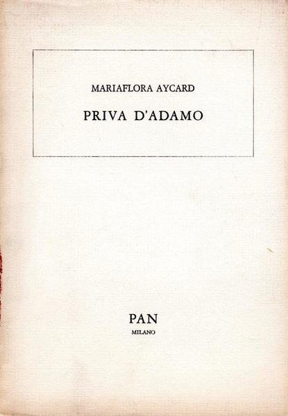 Priva d'Adamo (dedica dell'autrice a Minnie Alzona)