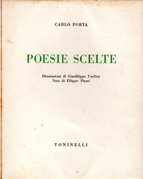 Poesie scelte