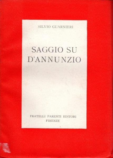 Saggio su D'Annunzio