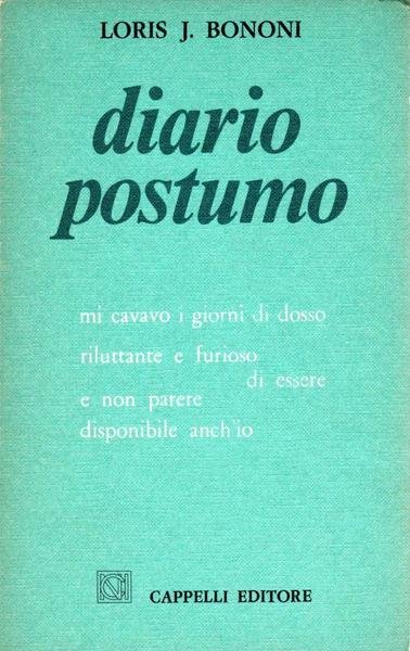 Diario postumo (dedica dell'autore)