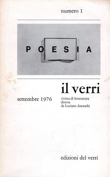 Il Verri n. 1. Sesta serie