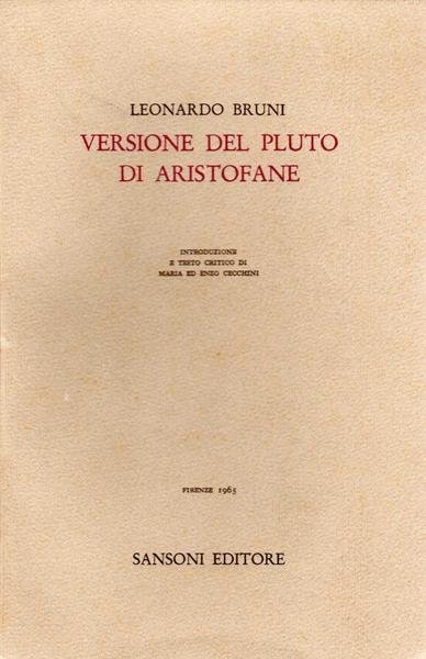 Versione del Pluto di Aristofane