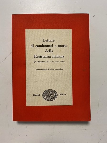 Lettere di condannati a morte della Resistenza italiana