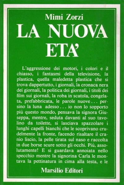 La nuova età (dedica dell'autrice)