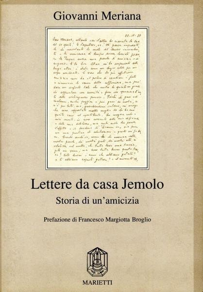 Lettere da casa Jemolo (firma dell'autore)