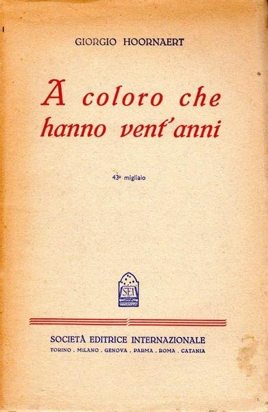 A coloro che hanno vent'anni | Immagine Gallery 1