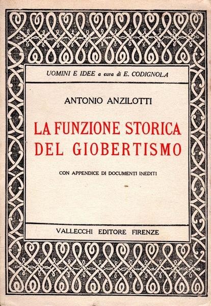 La funzione storica del Giobertismo