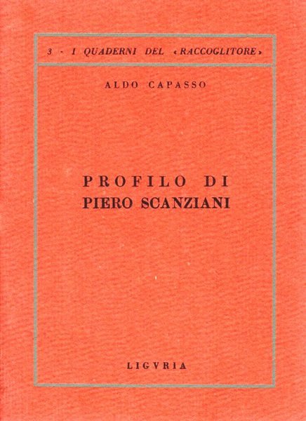 Profilo di Piero Scanziani (dedica)