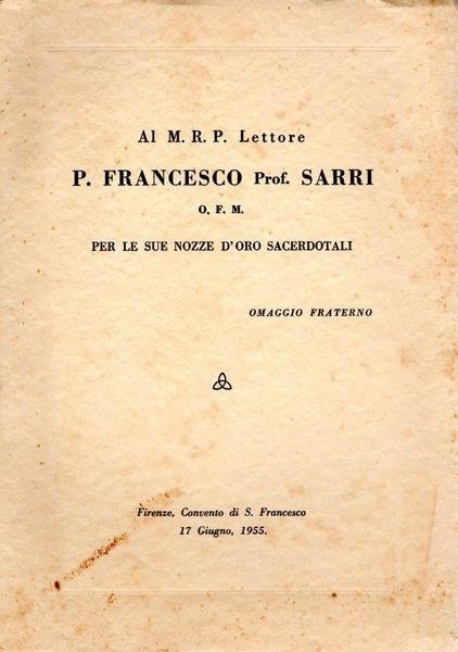 Per le sue nozze d'oro sacerdotali