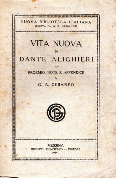 Vita nuova di Dante Alighieri
