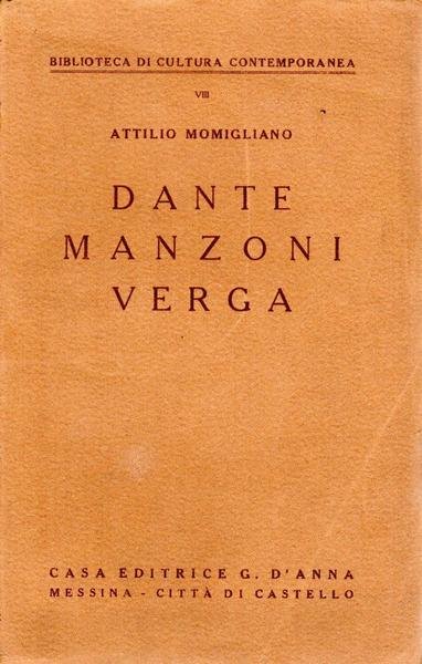 Dante Manzoni Verga