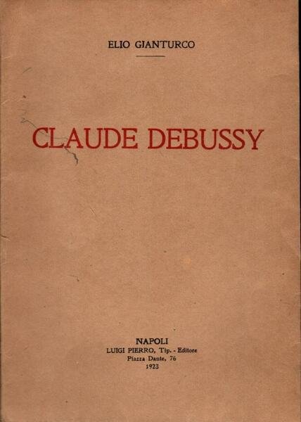 Claude Debussy (dedica autore)