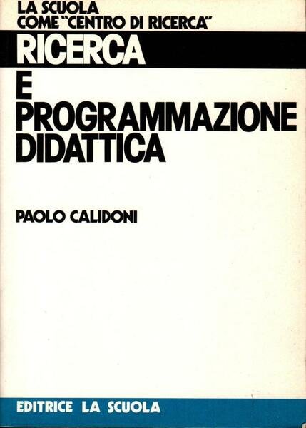 Ricerca e programmazione didattica