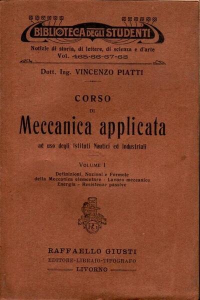 Corso di Meccanica applicata