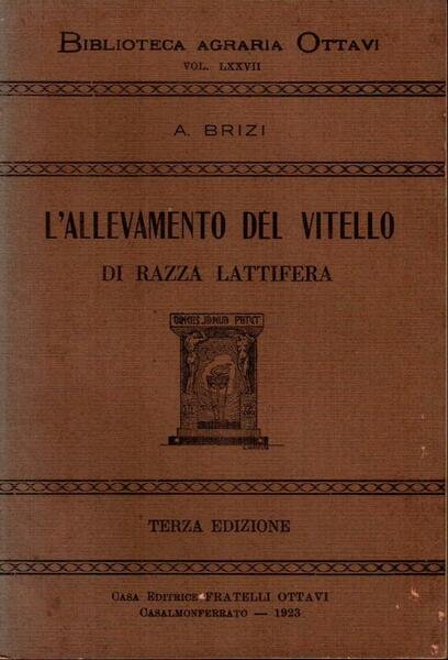 L'allevamento del vitello di razza lattifera