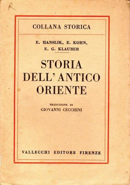 Storia dell'antico oriente