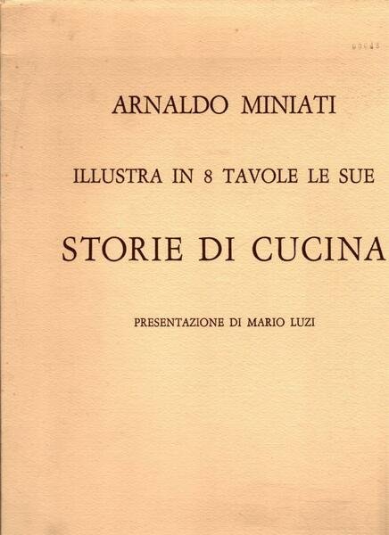 Arnaldo Miniati illustra in 8 tavole le sue Storie di …