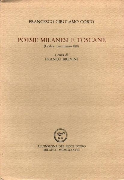 Poesie milanesi e toscane