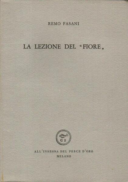 La lezione del "fiore"